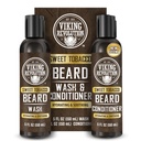Viking Forradalom Szakáll Mosó és Szakáll kondicionáló Férfiak Argan olaj és Jojoba olaj - Szakáll Softener és lágyító Szakáll Szakáll Szakáll Sampon és kondicionáló Szakállas olaj (5oz, Édes dohány)