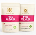 Titkok Tea PMS Tea nőknek és tiniknek - Természetes USDA szerves koffein mentes gyógynövény tea - 80 szerv- 40 gróf (2 csomag)