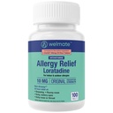 WELMATE - Allergia Relief - Loravier 10 mg - 24 órás Relief Antihisztamin - Non Drowsy - Runny Orose - Tüsszentés - Itchy Nose & Throat - Watery Eyes - Fedett és szabadtéri Allergia Gyógyszer - 100