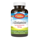 Carlson - L- Glutamin, Free-Form Amino Acid, 750 mg, Izomszövet termelés, 90 kapszula
