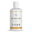 VTC VitaTradingCo. 100% Pure C8 MCT Oil n.e.124; 3X District Captained Aviation 124; Healthy Fat for Clean Energy