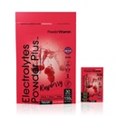 PowerVitamin Electrolytes Powder Packets - Málna - Keto Electrolytes for Daily Energy - Hidratációs por 1000mg Káliummal, 120mg magnéziummal, Nulla kalória - 30 hidratációs csomag