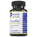Premier Research Labs ThyroVen - Thyroid Support for Women, Thyroid Support for Men, Pajzsmirigy Supplement, Pajzsmirigy Support Complex Natural- Sourced jód - 60 kapszula