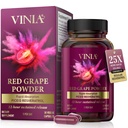 VINIA 12-Hour Long-Lasting Piceid Resveratrol Ergänzung. Nitric Oxid Booster. Unterstützt Herz-Gesundheit, Blutfluss, Sauerstoff-Superfood-Pulver, Keto Friendly. Vegan & Non-GMO. 30 Tage Versorgung