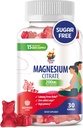 Magnézium gumik gyerekeknek és felnőtteknek - 200mg - Nyugtató magnézium sajtok - Magnézium citrát rágókiegészítés hangulat- és izomtámogatás
