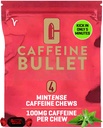 Koffein golyó 4 menta koffein cukorkák = 400mg koffein Kick, gyorsabb, mint az energia gels & kerékpáros sajtok egy középfajú Endurance Sports és szerencsejáték koffein energia boost