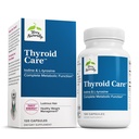 Terry Natural Thyroid Care - Immune Health & Energy Support Formula - Táplálkozási kiegészítés Jóddal a Thyroid Health Support-hoz - Wellness kiegészítés L- Tyrosine-nal - 120 kapszula