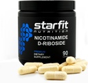 STARFIT - Nikotinamid D- Riboside, Booster NAD +, Energy & Fókusz kiegészítés, Anti-Aging Cellularis Support, 90 kapszula