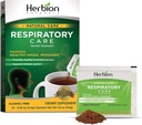 HERBION Naturals Respiratory Care Herbal Granules 10 Ct, az egész családnak, egészséges légzés funkció, enyhíti köhögés, 10 gróf, csomag 1