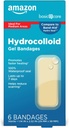 Basic Care Advanced Fast Healing Hydrocholoid Gel Bandages, nagy, 6 ct
