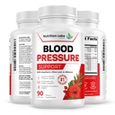 Blutdruck-Unterstützung & Herzgesundheit Herz-Kreislauf-Ergänzung W/Hawthorn, Hibiscus. Stickstoffoxid-Unterstützung für normale Blutdruckunterstützung W/Vitamin B12 & Folsäure. Knoblauch-Ergänzungen. 90 CT