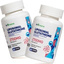 2700 MG Liposzómás glutation kiegészítés, Max Abszorpció, Aktív forma L Glutation reduktáz (GSH), Hyaluronic Acid, Resveratrol, Erőteljes antioxidáns, Health Aging, 120 Softgel