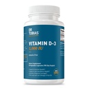 Dr. Tobias D3-vitamin 5000 NE, Az egészséges csontok, fogak és immunrendszer, Extra Erő D-vitamin kiegészítés, Nem-GMO, 90 kapszula, 90 adag