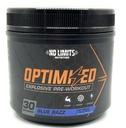 "Optimalizált" Blue Razz Pre- Workout Powder / Massive Pumps / Increase Muscle Mass, Strength & Focus / Beta Alanine + L- Citrulline + Betaine Anhywise + Creatine + koffein Vízmentes / 30 Servings