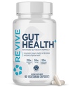 Revive MD Gut Health Supplements for Men & Women - Napi Gut javítási és emésztési egészségügyi támogatás Forma Thyme, Oregano & Milk Thistle - Vegánbarát, gluténmentes - 60 vegetáriánus kapszula