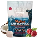 TruWild Motion All Natural Pre Workout Powder Drink Mix a férfiak és nők nem Jitters vagy Crash, egész élelmiszer növény alapú Vegan, Organic with Electrolytes + BioPerine, 20 szerváció (Kókuszdió málna)