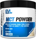 Elevution Nutrition MCT Powder - Keto Supplement - MCT Oil Powder - 10G Medium Chain Triglicerids - Brain & Body Energy Drink - Fatty Acid Supplement - Vegan & Non- GMO - 20 Servings - Nem ízesített