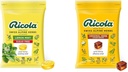 Ricola Sugar Free Lemon Menta Herbal Cough Suppressant Throat Drop, 105ct Bag & Original Natural Herb Cough Drop, 115 Count, Cough Suppressant & Throat Relieving Drops