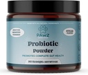 PAWZ Probiotikus por kutyáknak - 90 Scoops Steak Flavor - Promotes Gut Health and Digestion - Probiotics Supplement Support Immunrendszer & Skin and Coat Health - Alkalmas minden típusú kutyák