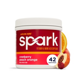 AdvoCare Spark Vitamin & Amino Acid Supplement - Fókusz & Energy Drink Powder Mix A-vitaminnal, B- 6, C & E - Tartalmazza az L- karnitin & L- Tirozin - Cranberry Peach Orange - 10.5 oz