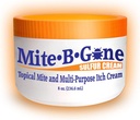 Mite- B- Gone Mite Cream & Bite Relief - 10% Természetes Blend Sulfur Cream multi- Cél Bites, Redness, Itching, & Irritation - 124; Safe for Kids and Affairs