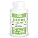 Supersmart - Neem kivonat 1500mg naponta - Azadirachta Indica Leaf Oil Extract - Neem Supplement - 124; Non-GMO & Gluten Free - 90 Vegetáriánus kapszula