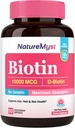 Biotin 10000 mcg, hohe Potenz, biologisch aktives, kaltgepresstes Kokosöl für maximale Absorption, keine Gelatine, Haare, Nägel, Haut, 60 vegetarische Softgele
