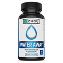 ZHOU Water Away Herbal Formula az egészséges folyadékhoz 124; a Gyermekláncfű, Kálium, Zöld tea & More a 124; 60 kapszula