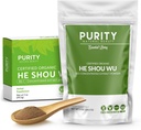 Certified Organic He Shou Wu - Big 5oz Bag of 30: 1 Koncentrated -Fo- ti - Organic Foti Extract- Fo ti He Shou Wu Organic- Plus Free Bamboo Spoon
