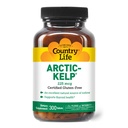 Country Life Arctic- Kelp - Natural Jody Supplement for Thyroid and Immune Support - Vegan, Gluten- Free, 225 mcg - Ideal for Thyroid Health, Hypothyreosis, and Adrenal Support, 300 tabletta