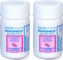 MAJOR Banohpen - Teljes allergia gyógyszeres kezelés - Difenhidramin HCI 50 mg - Antihisztamin - 100 kapszula (2 csomag)