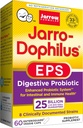 Jarrow Formulas Jarro- Dophilus EPS Higher Potency, 25 Million Cells Per Veggie Capsules, Supports Gastointestinal Health, 60 Count (Cool Ship, Pack of 2)