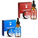 Sandalwood Beard Growth Oil with 2X Concentration Biotin for men and Vanilla Beard Growth Oil with 2X Concentration Biotin for Men
