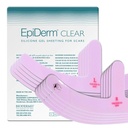 Epi- Derm Mastopexy Anchor Shape Silicone Tape - Anchor Design Tailored for Breast Reduction Recovery - Helps Smooth & Fade Scars - Premium- Grade Silicone, Reusable & Wasable - Clear, 5- Pair