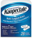 Kaopectate Multi- Szinkron Anti- Hasmenés & Feldúlt Gyomor Reliever, 28 Caplet, Fehér