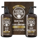 Viking Forradalom Szakáll Mosó és Szakáll kondicionáló Férfiak Argan olaj és Jojoba olaj - Szakáll Softener és lágyító Szakállas Szakáll Szakáll Sampon és kondicionáló szakáll olaj (17oz, Édes dohány)