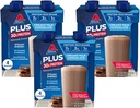 Atkins Creamy Milk Chocolate PLUS Protein Shake, 30g Protein, 7g Fiber, 2g Net Carb, 1g Sugar, Keto Friendly, Low Carb, High Protein Drink, 12 gróf