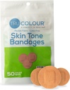 Tru- Colour Skin Tone Spot kötszerek, Resealable Bag (50 Count) - Rugalmas, Vízálló, PFAS- Ingyenes ragasztószalagok Segítenek megvédeni Bliszterek, Pimples, Pokes - Olive