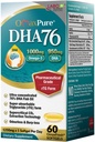 LABO Táplálkozás OmaxPure DHA76 Omega 3 Halolaj, Ultra- koncentráció 76% 950mg DHA, EPA, 60 Count, Gyógyszerészeti fokozat, Supercritical CO2 Extracted rTG Form, a szív, közös, agy & Immune Health
