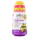 Zarbee 's Children' s Daytime Honey Cough Syrip + Immune for Kids 2 +, Cough Syrip with Soothing Dark Honey, Real Elderberry, Vitamin D & Cink, Drug & Alcohol- Free, Mixed Berry, 4 fl. oz