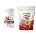 BariatricPal Duodenal Switch Complete 30- napos ellátás Vitamin Pack (Iron- mentes kapszula kalcium citrát lágy sajtok probiotikumokkal - Francia Karamell Vanilla)