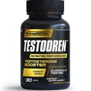 Testogen Advanced Testosteron Booster for Men Mediterrance 124; Natural Stamina, Endurance, Energy & Strength Enhancing Supplement