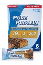 Tiszta fehérje bárok, magas fehérje, tápláló snack, hogy támogassa az energiát, alacsony cukor, glutén mentes, csokoládé sózott karamell, 1.76oz, 4 csomag