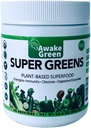 Ébresztőzöld - Super Greens - Superfood Powder - USDA Organic Non-GMO Vegan Supplement - Digestive & Bloating Relief - 20 + Whole Foods (Spirulina, Wheat Grass, Barley), Probiotics, Fiber & Enzimes