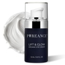 Lift & Flow Organic Eye Cream for Dark Circles and Puffiness - Anti Aging Eye Cream for Wrinkles - Csökkenti a sötét köröket és a szemzsákok alatt - Kakadu Plum, Kókuszolaj, Spirulina & More - 0,5 Fl Oz