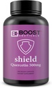 BoostCatermékek Quercetin 200 500 mg Vegán kapszula - Nem Stearates Nem GMO Glutén Szabad Antioxidáns Bioflavanoid - Több mint 6 hónap ellátás