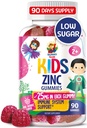 Cink Gumifélék gyerekeknek - Rágógumi Gyermekeknek Immuntámogatás - Alacsony Cukor Természetes Antioxidáns Non-GMO Vitamin Rágótabletta Toddlers & Teens számára - 90 Gumival
