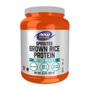 Now Foods Sports Nutrition, Sproted Brown Rice Protein, 80% fehérje, ízesítetlen por, 2- font