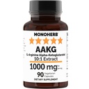 MONOHERB AAKG - L- Arginine Alpha- Ketoglutrazol - 1000 mg - 90 Vegetáriánus kapszula