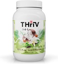 Thriv ThriV Nutrition - Organic Plant Based Protein Powder, Chocolate or Vanilla, Vegan, Gluten- Free, Non-GMO, Dairy Free, (2,5 lb / 1,140g) Powder (Vanilla)